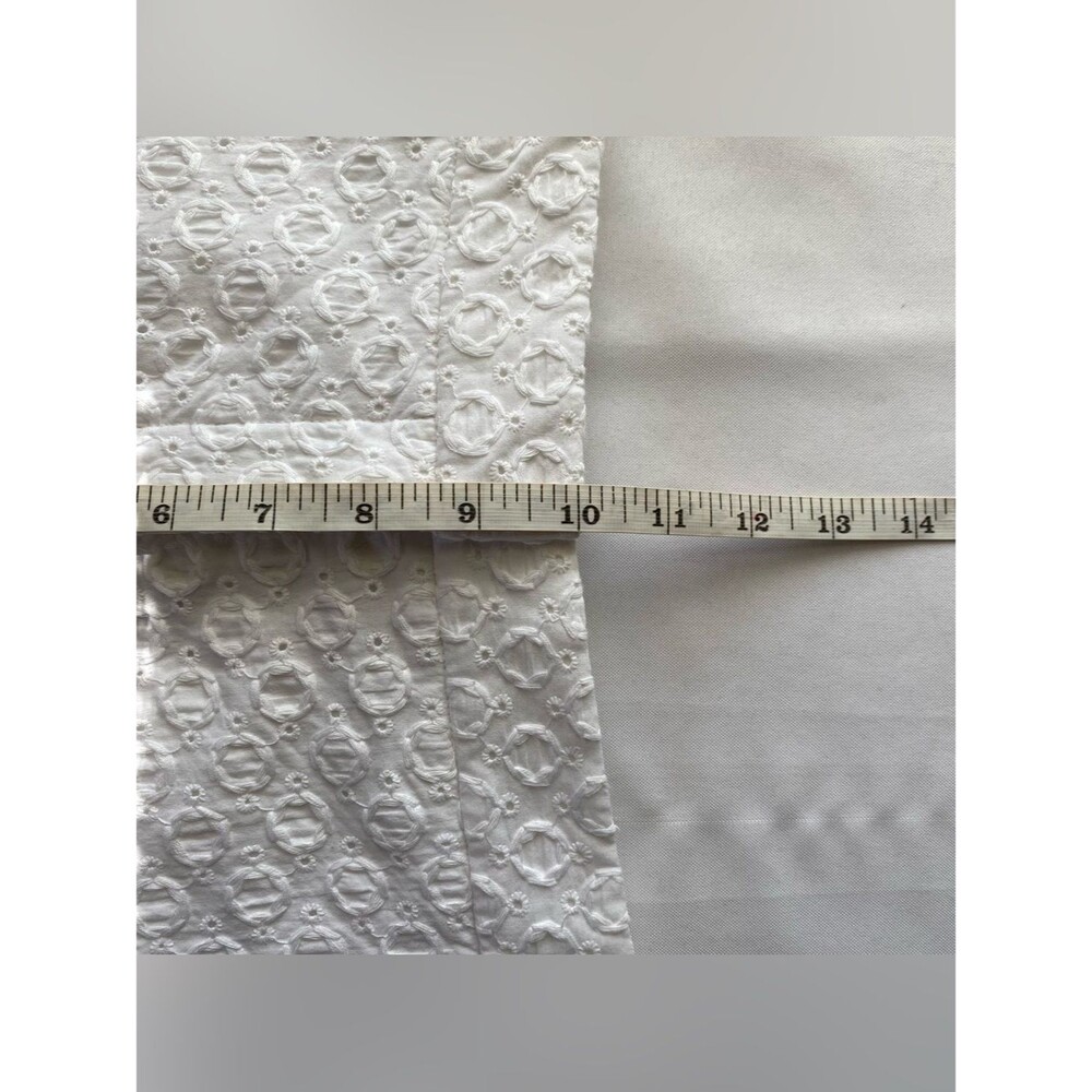 NWT Diane von Furstenburg White Fabiola Eyelet Cotton Country Club Shorts 10 - Picture 15 of 16